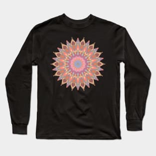 Imperfect Speckled hearts Mandala Long Sleeve T-Shirt